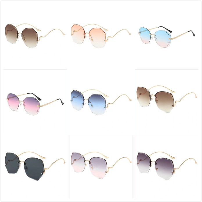 

Classic Round Sunglasses Brand Design UV400 Eyewear Metal Gold Frame Sun Glasses Men Women Mirror 3447 Polaroid glass Lens
