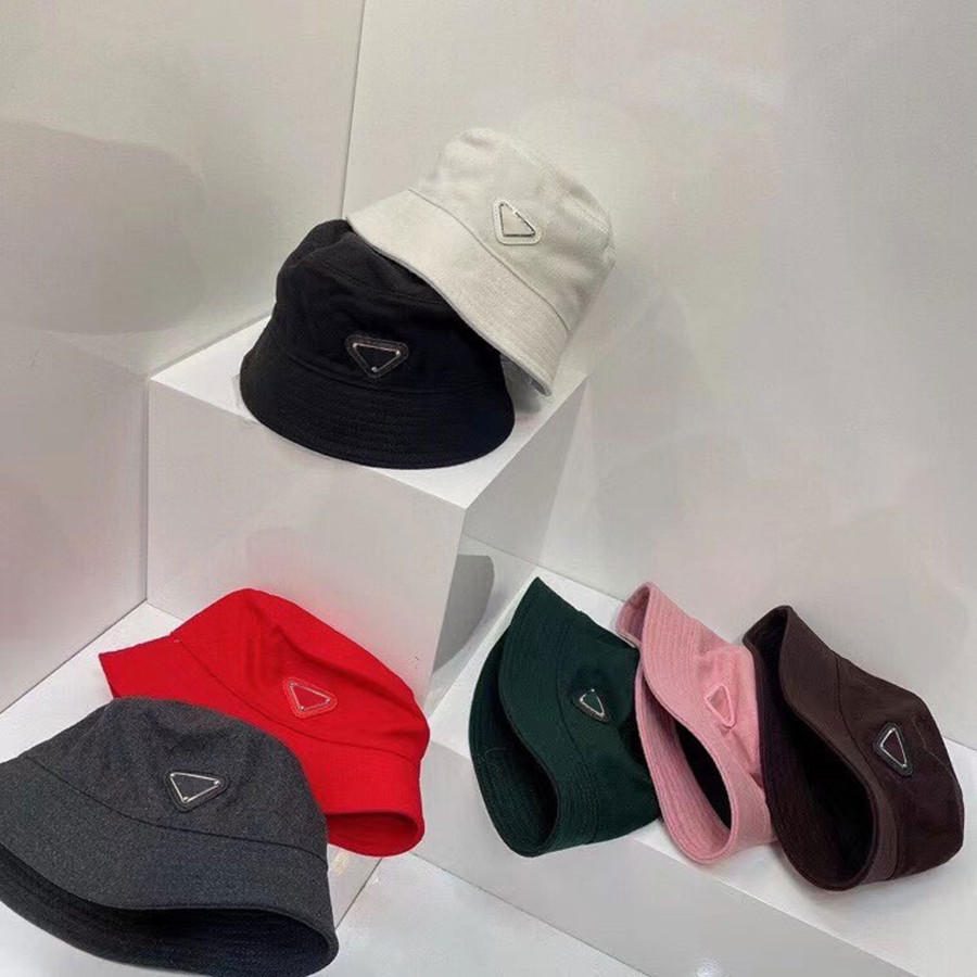 

Designer Bucket Hat Fashion Letter Hats Cap for Man Woman Warm Winter Cotton Caps Flat Design 7 Colors High Quality, C1