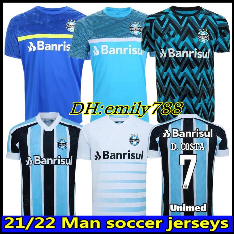 

Gremio D.COSTA soccer jerseys 2021 22 DIEGO SOUZA KANNEMANN GEROMEL football jersey JEAN PYERRE M.HENRIQUE training shirts vest man women Camisa de Tricolor FBPA 21 22, 21/22 training
