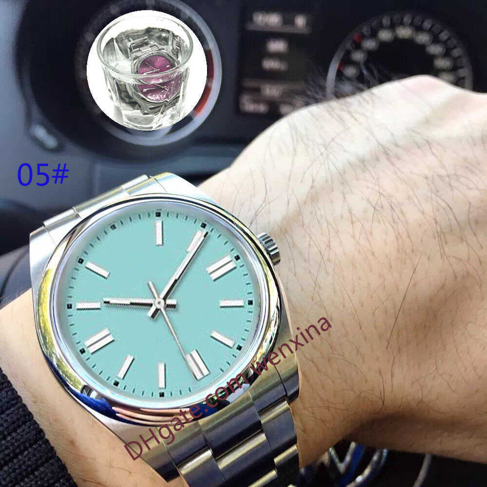 

7Colors Classic Men watch yellow, green and blue 41mm Fashion Mechanical automatic movement Montre De Luxe Wristwatches 2021 Watches, 01