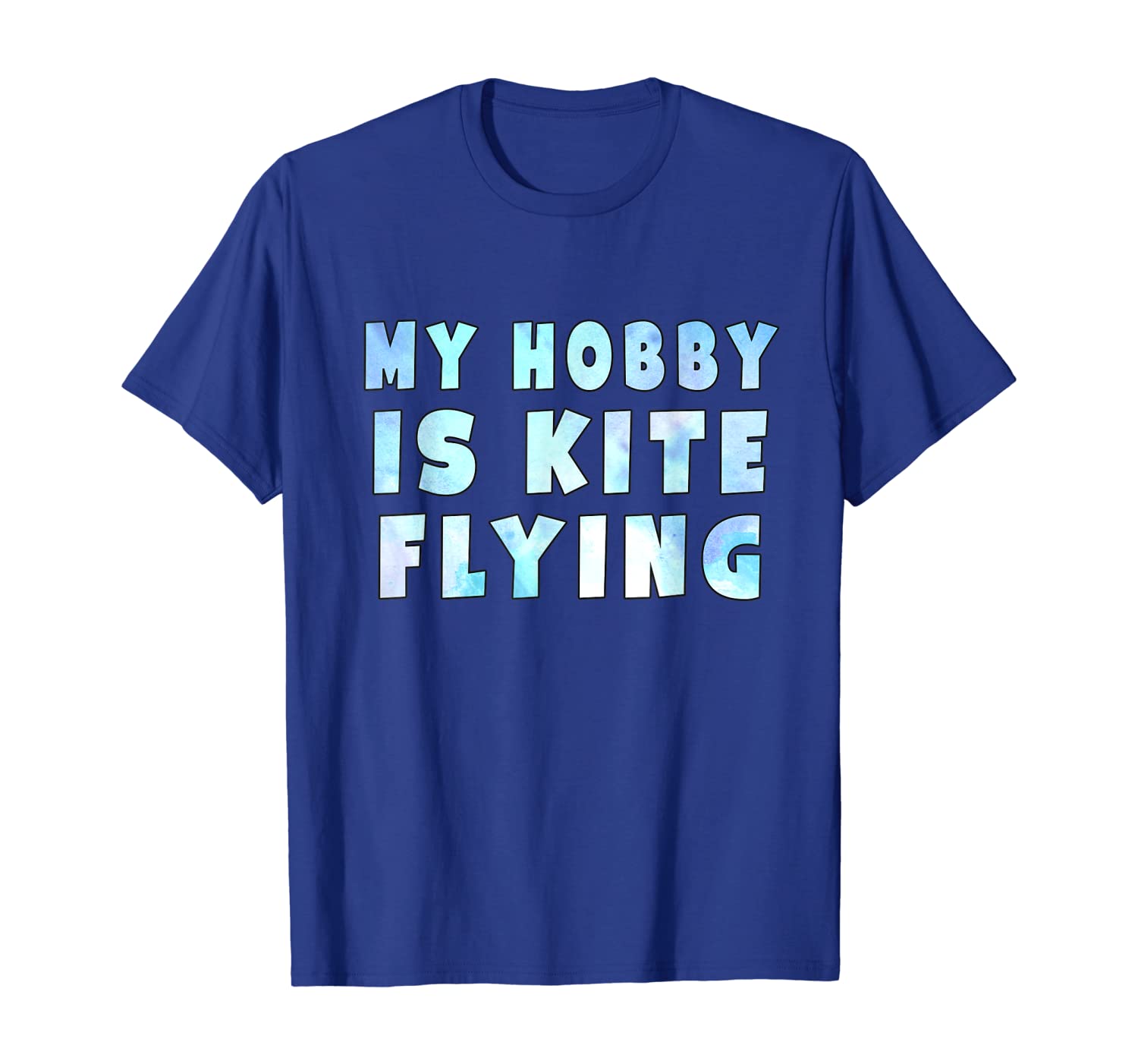 

my hobby is kite flying t-shirt, White;black