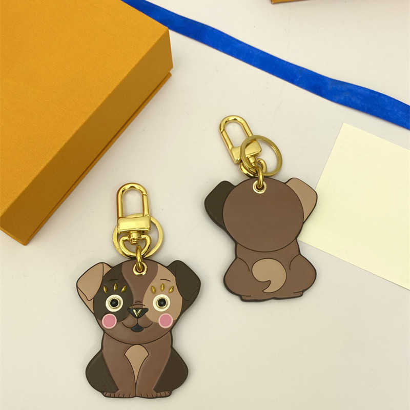 

Keychains Fashion Key Buckle Purse Pendant Bags Dog Design Doll Chains KeyBuckle Keychain 19 Color Top Quality