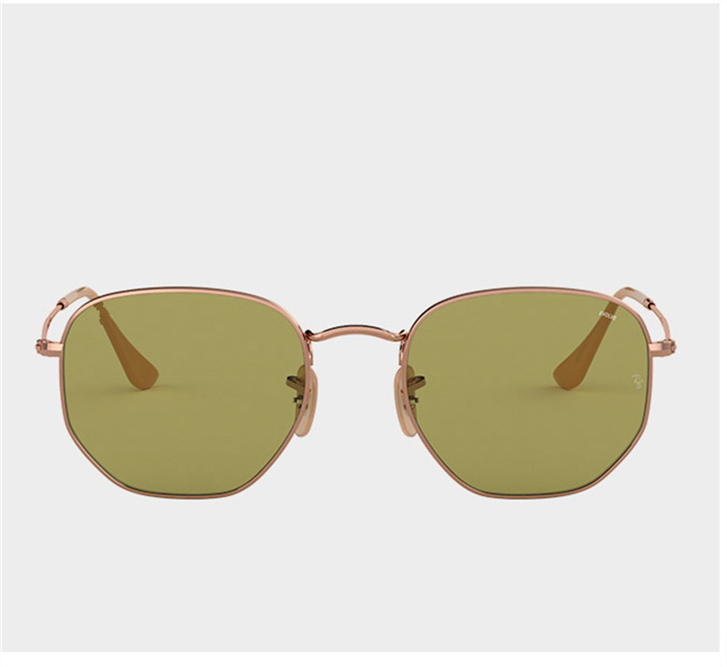 

Designer sunglasses metal hexagonal fashion trend men and women goggles 3548N