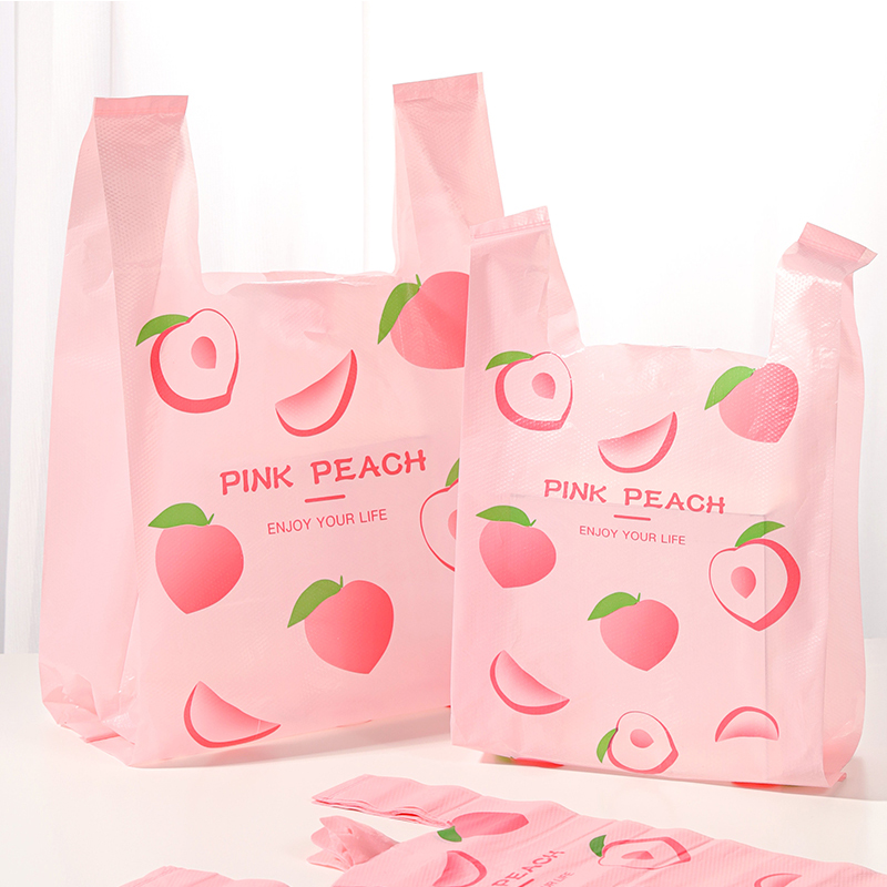 

Disposable food vest bags fruit series packaging bag