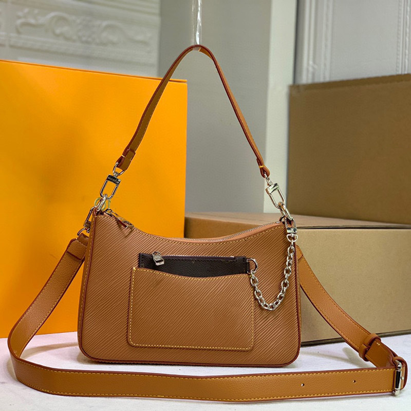 

Women Luxurys Designers Bags 2021 Fashion handbag lady designer combination shoulder bag coin purse Number: M80794 size 25x15x8cm