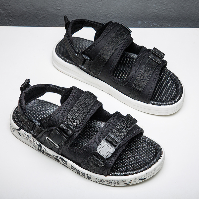 

Newest Men Sport Trainers Sneakers Big Size Slippers Sandals Summer Youth Student Slides Black Grey White Light Blue Orange Designers flip flops Code: 28-90S, 67