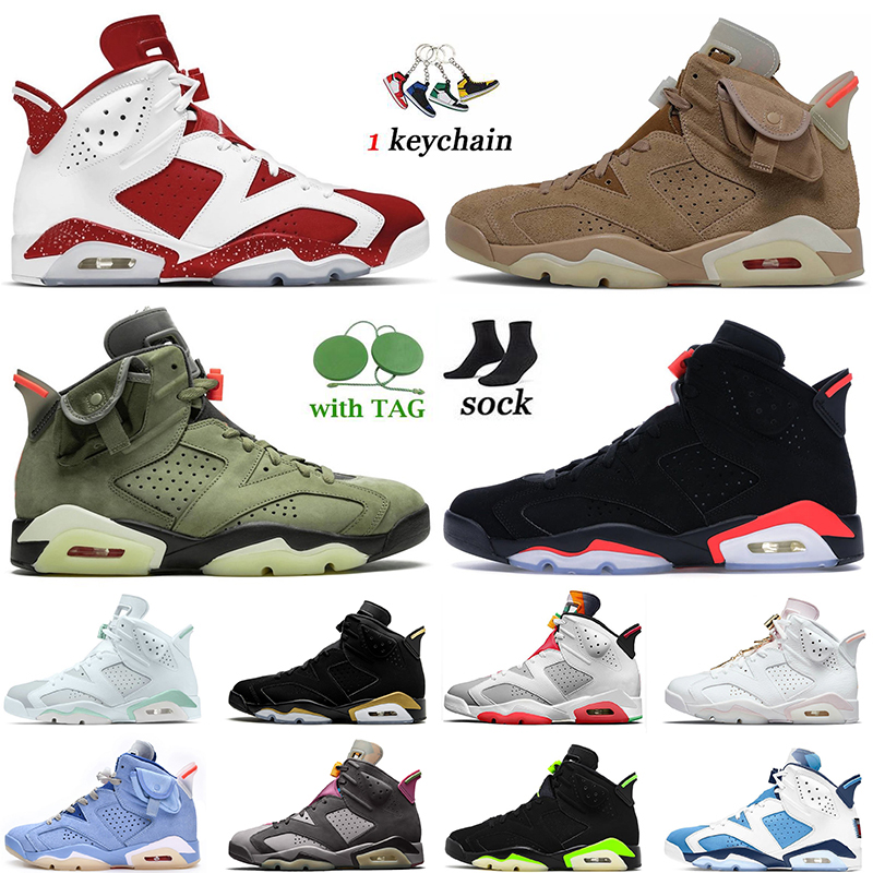 

Women Mens Designer Jumpman 6 Basketball Shoes Red Oreo Bordeaux Tiffany Blue British Khaki Black Infrared Gold Hoops Electric Green Hate 6s Sneakers Sports, D40 triple black 40-47