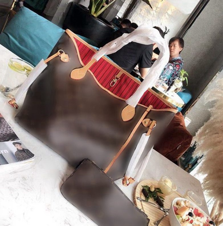 

Top Womens Brand Shoulder Bag Luxury Clutch Handbags Purses Leather Handbag Wallet Tote Women Backpack Bags -L2386, Red;black