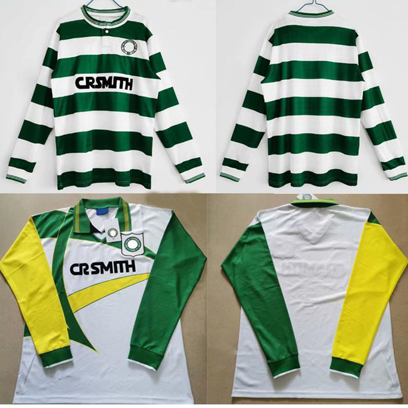 

Celtic retro Long sleeve soccer jersey 1985 1986 1987 1988 1994 1995 1999 2000 GASCOIGNE ALBERTZ FERGUSON Short Vintage classic football shirts, 2020