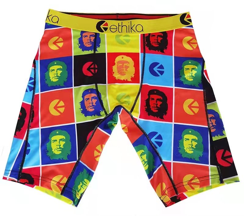 Maillots de bain Ethika Slips Unisexe Boxer Shorts Breif Modèle Sports Hip-hop Rock Consumer Sous-vêtement Skateboard Street Stretch S-XL (Random