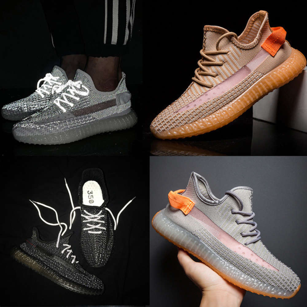 

Angel breathable flying coconut shoes v350 fashion sports leisure trend luminous star men's SPMR, White;red