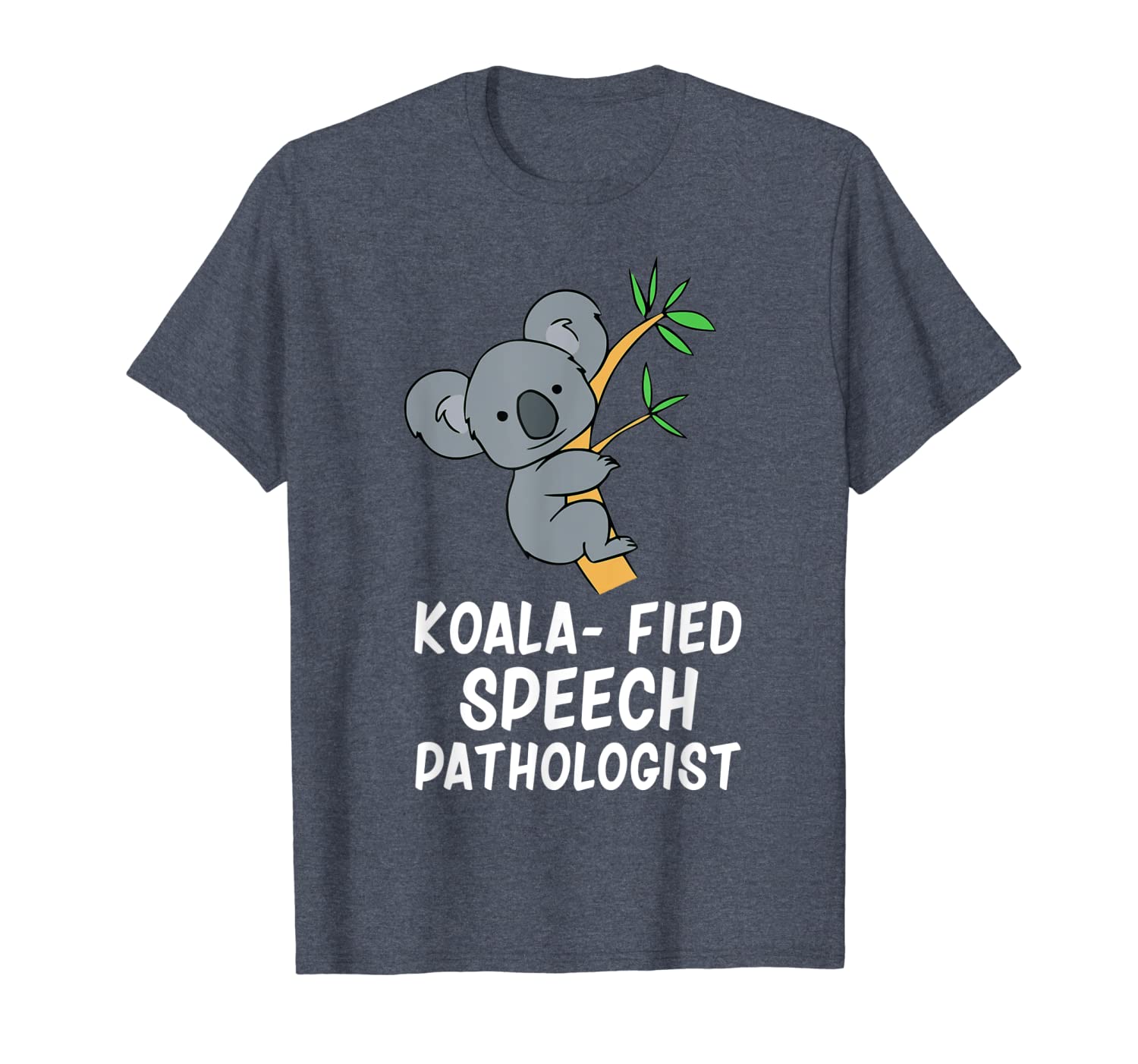 

cute koala speech pathologist slp therapist t shirt, White;black