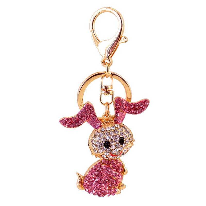 

Keychains Cute All Rhinestones Keychain For Women Car Bag Pendant Anime Key Chains Keyring Trinkets