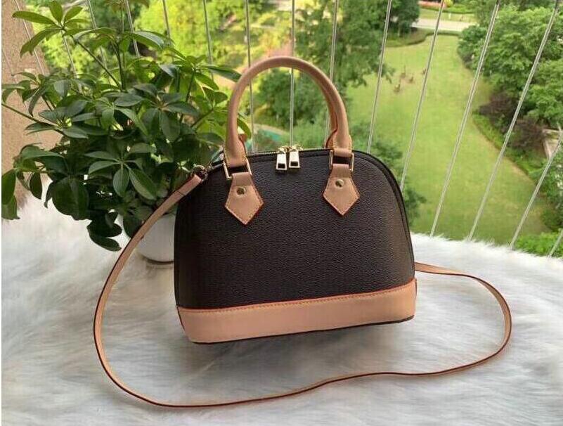 

Womens Shoulder Bags Women Crossbody bag High-quality leather Casual wild handbag Fashion lady Tote chains two colors tyy6, Brown/flower