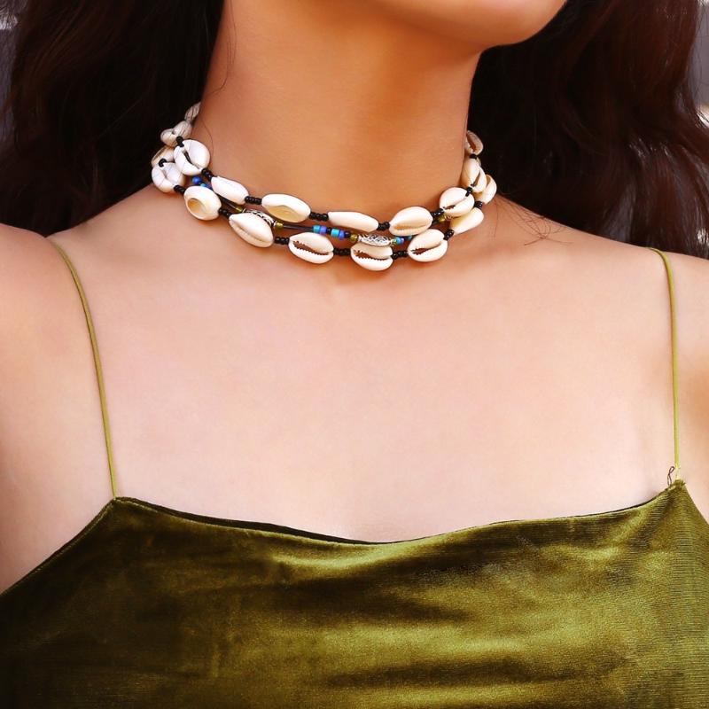 

Chokers Choker Bijoux Femme Bead Necklace Women Fashion Jewelry Collier Ras De Cou