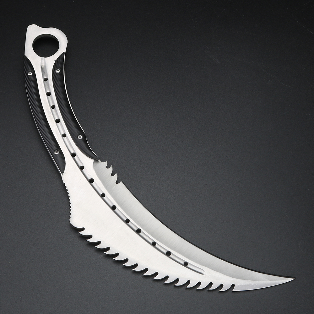 

Outdoor Surviva Knife Fu Tang Fixed Bade Knife Camping Hunting Knives Short Portabe EDC Too with eather Sheath for Men