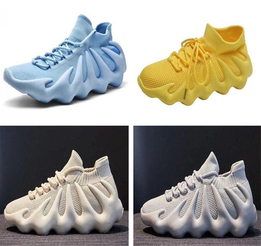 

2021 kanye 450 Cloud White Run Shoes Dark Slate Men Women Black Designer Sneakers Knit Come Static Reflective Trainer high quality