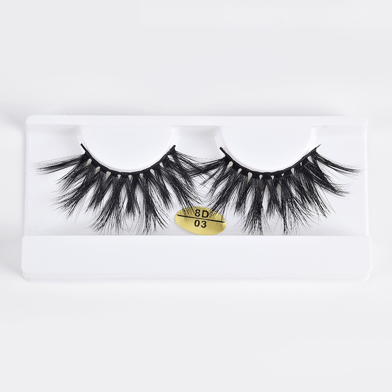 25mm Eyelashes Vegan Mink Wholesale Thick Long Faux Cils Crutely Free Lashes Fluffy Soft Eyelash Extension Make Up Tools-image-740924044