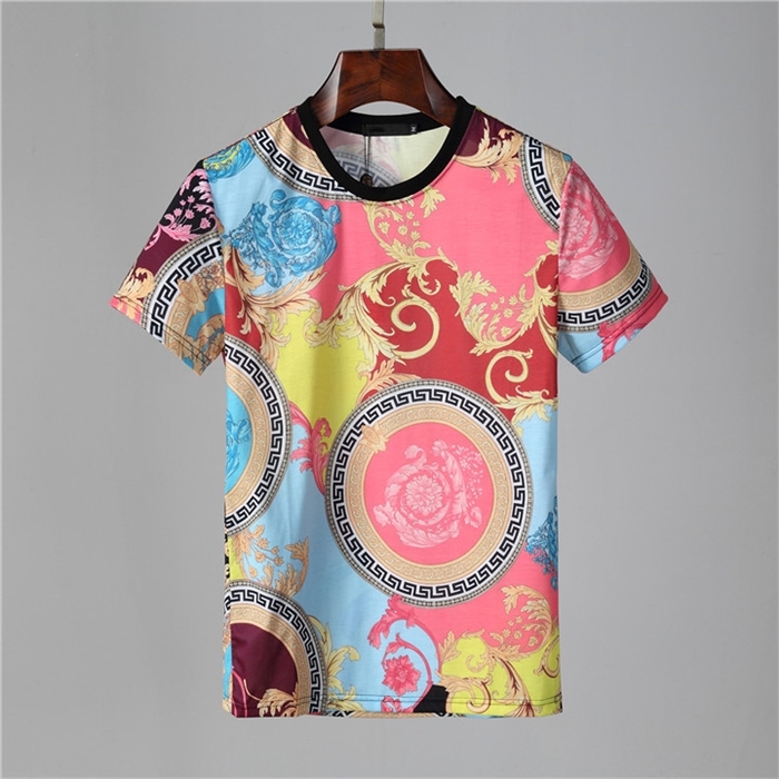 

2021 Fashion V letter designers men T Shirt #61012 Europe off summer classic baroque tees luxury white 3D printed Essentials mens casualS, White;black