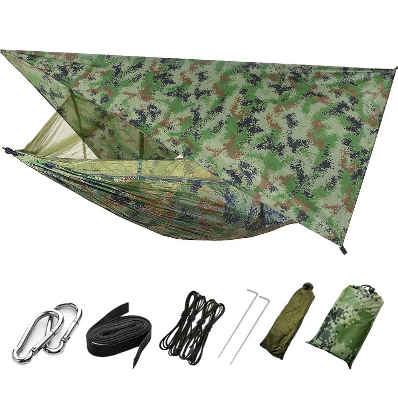 

Camp Furniture Portable Camping Hammock Mosquito Net And Canopy With Set Outdoor Hiking Supplies