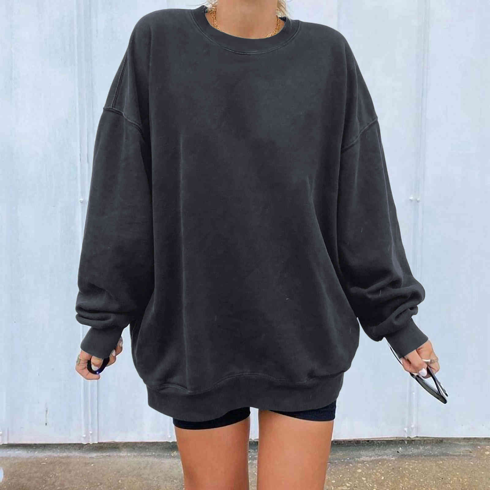 

Women's Jackets Plus such fine autumn sweatershirts of casual women loose pullover long sleeve streetwear hoodies women's grey clothes oversize 7G4N, 1# shoe box