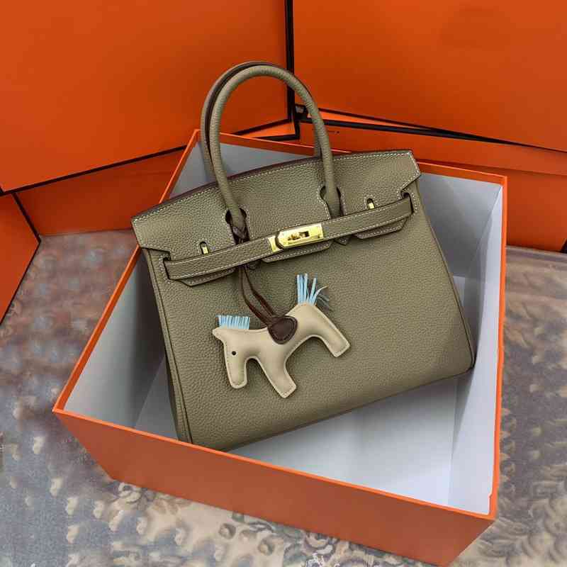 

Handbags herme Quaty Designer Top 25 30 35cm Women Tote Bag Shoulder Bags Togo Grain Genuine Leather Handbags Purse Stamped Lock birkin Hand Bags bb HG4B