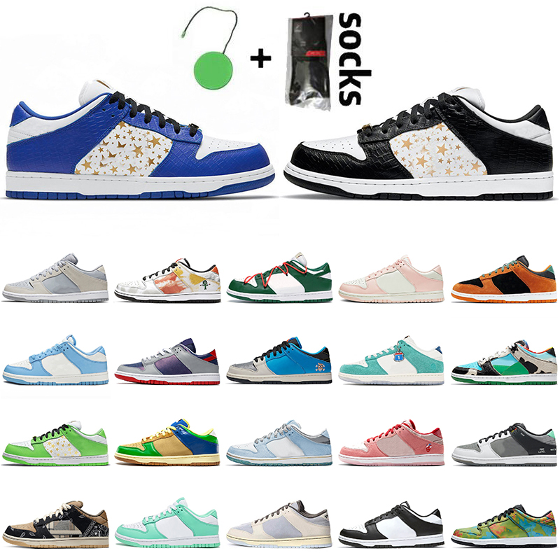 

SB Dunk Top Quality Women Mens Low Running Shoes Luxurys Designers Sneakers Skatboard Trainers Blue Black White Coast Street Hawker Sean Cliver Kasina, A33 futura blue 36-45