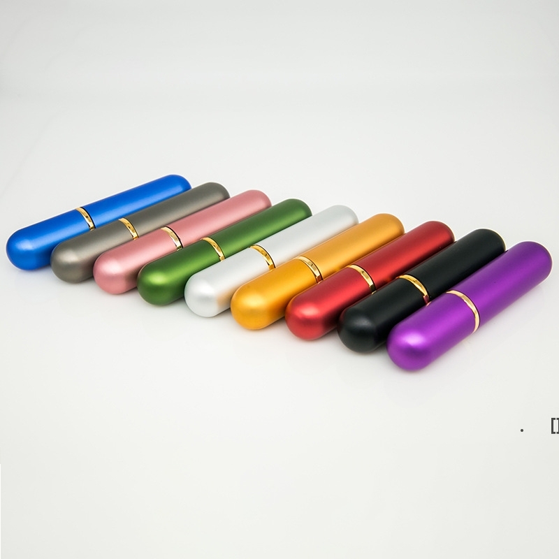 

Aluminum Blank diffuser Nasal Inhaler refillable Bottles For Aromatherapy Essential Oils With High Quality Cotton Wicks HHD6923
