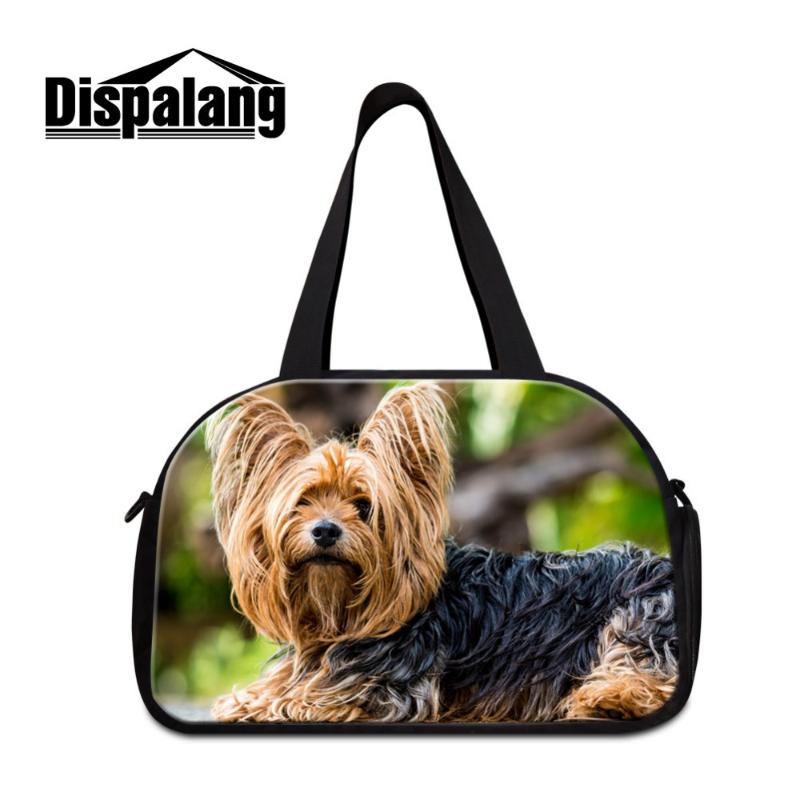 

Duffel Bags Dispalang Dog Print Multifunction Womens Travel Large Capacity Tote Portable Luggage Shoulder Daily Hand Bag Bolsa
