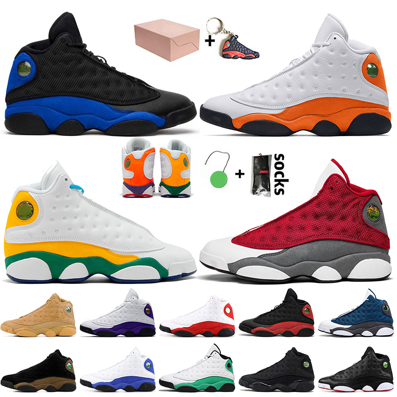 

With Box Top Quality Jumpman 13 13s Mens Womens Basketball Shoes Retro Hyper Royal Starfish Playground Red Flint Trainers Lucky Green Sports Sneakers, 20 dmp - defining moments 36-47