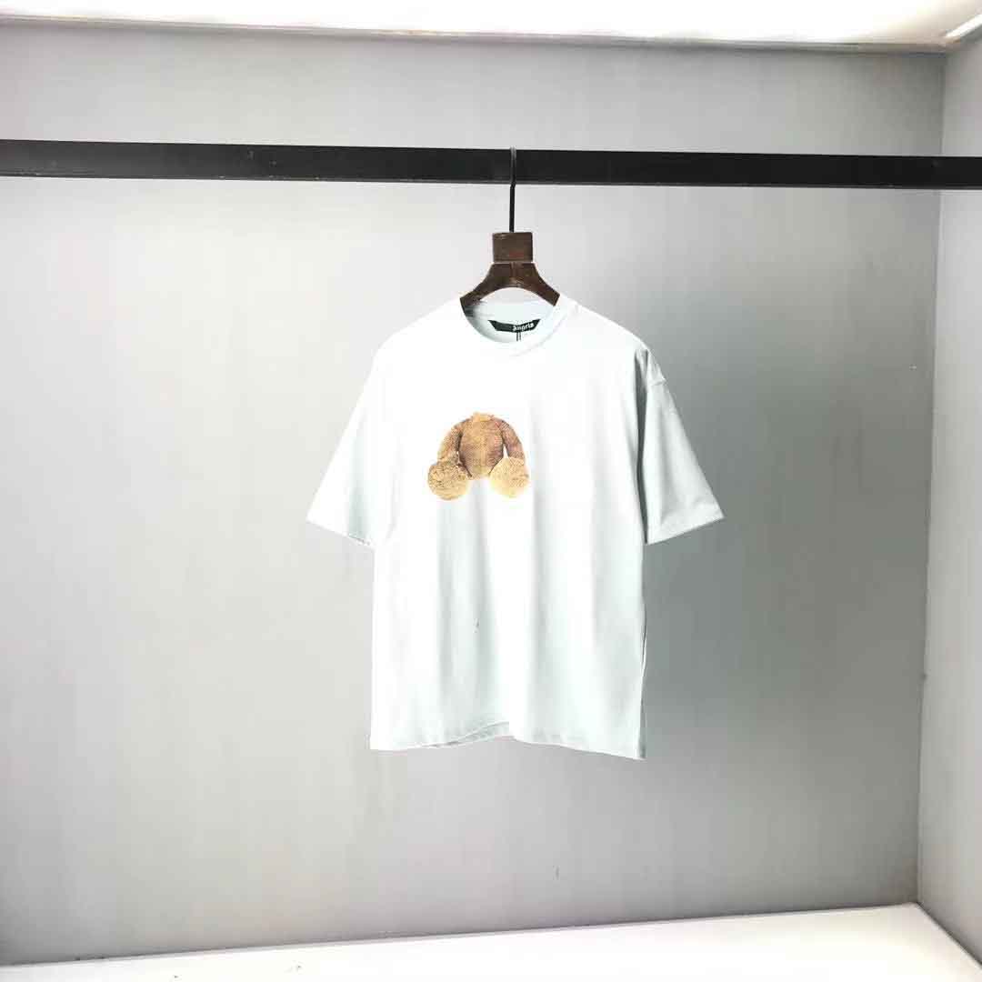 

2021ss spring and summer new high grade cotton printing short sleeve round neck panel T-Shirt Size: m--xl-xxl-xxxl Color: black white 13cx33