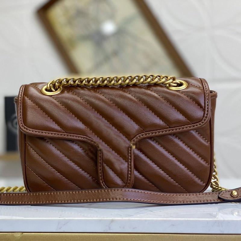 

Women Chain Shoulder Bags Handbag Purse Messenger Bags Fashion High Quality Plain Genuine Leather Hasp Lady Flap Wallets
