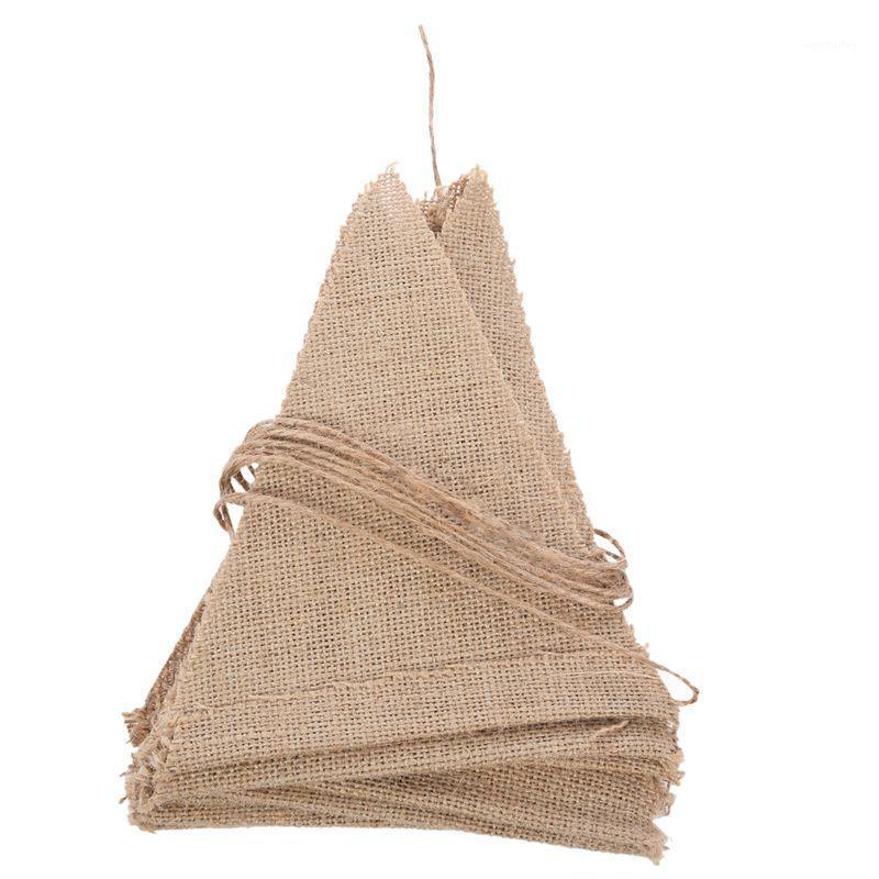

Party Decoration 3.7M Rustic Jute Hessian Burlap Lace Bunting Shabby Chic Wedding Banner