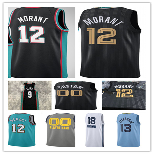 

Printed Memphis 75th City Earned Edition Basketball Ja 12 Morant Jersey Desmond 22 Bane De'Anthony 0 Melton Jaren 13 Jackson Jr. Steven 4 Adams Kyle Anderson Jones, Man grey