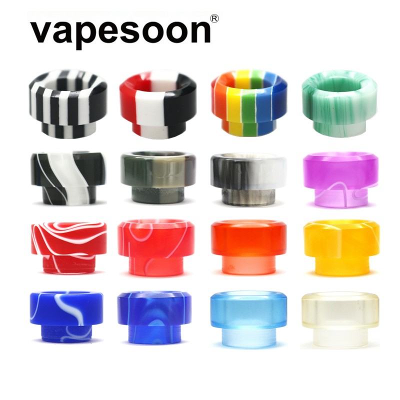 

Colorful Resin 810 Drip Tip Vape Mouthpie Fit for FORZ RDA Widowmaker Kylin M/V2/Mini Manta Reload RTA Atomizer Tank etc