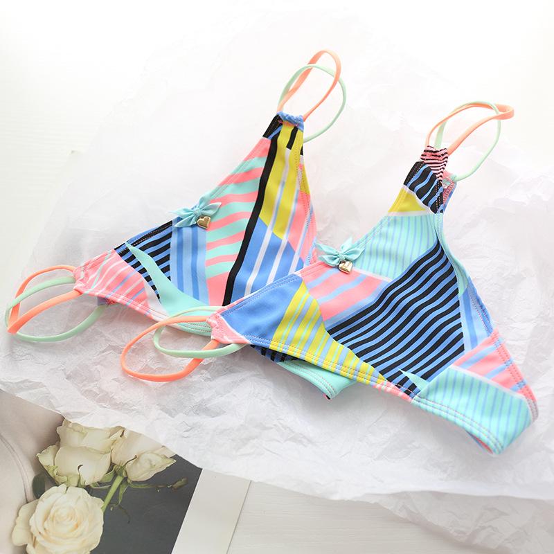 

Panties 3PCS Set Thong Girl Soft Underwear Briefs Young G-String Female Underpants Lingerie Pantys Girls Femme279h, Random color