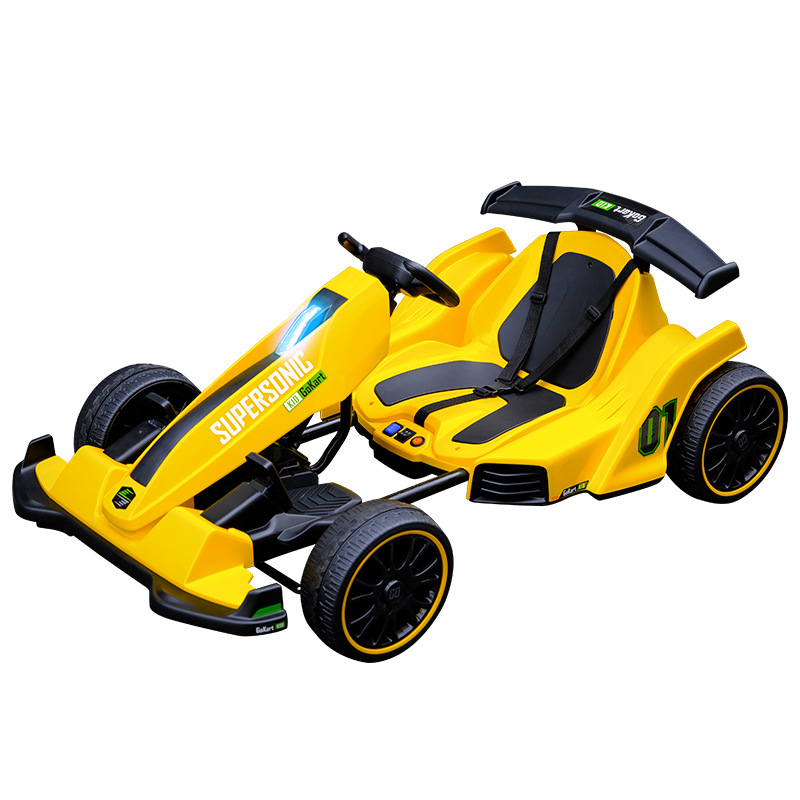 

Children's Electric Kart Cars With Remote Control Charging Electric Large Cars Ride on Cars Electric for Kid Children Adults, Red