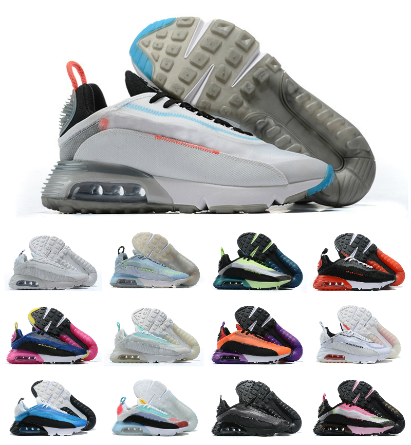 

Top Quality Mens 2090 Running Shoes 2090s Be True Air Triple Black Metallic Aurora Green White Blue Volt Sneakers Designer Womens Aquamarine