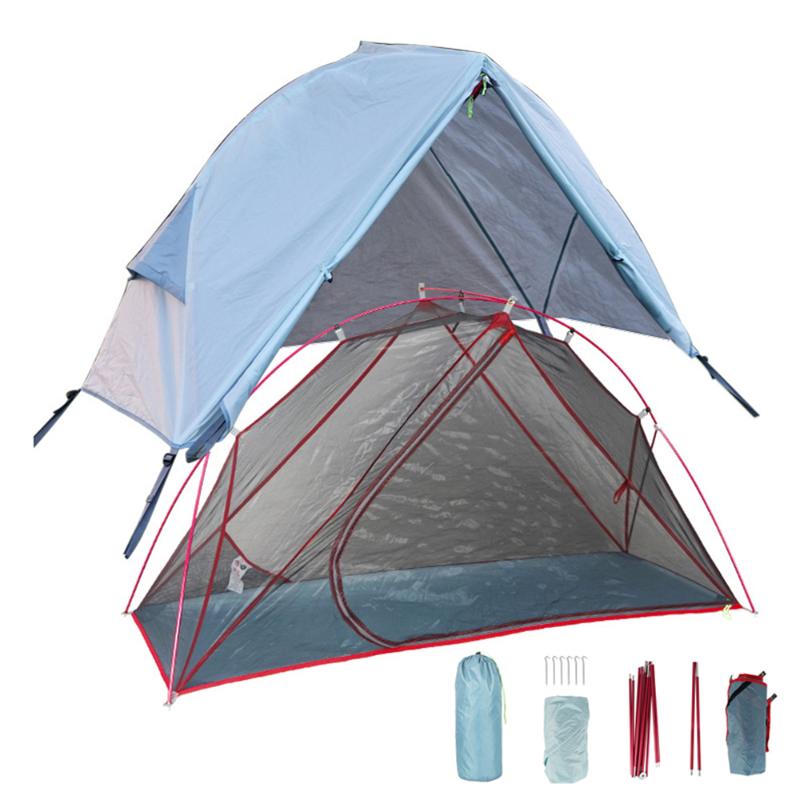 

Tents And Shelters 1 Person 210D Oxford Cloth Camping Tent For Cot Lightweight Water-resistant Outdoor Backpacking Traveling