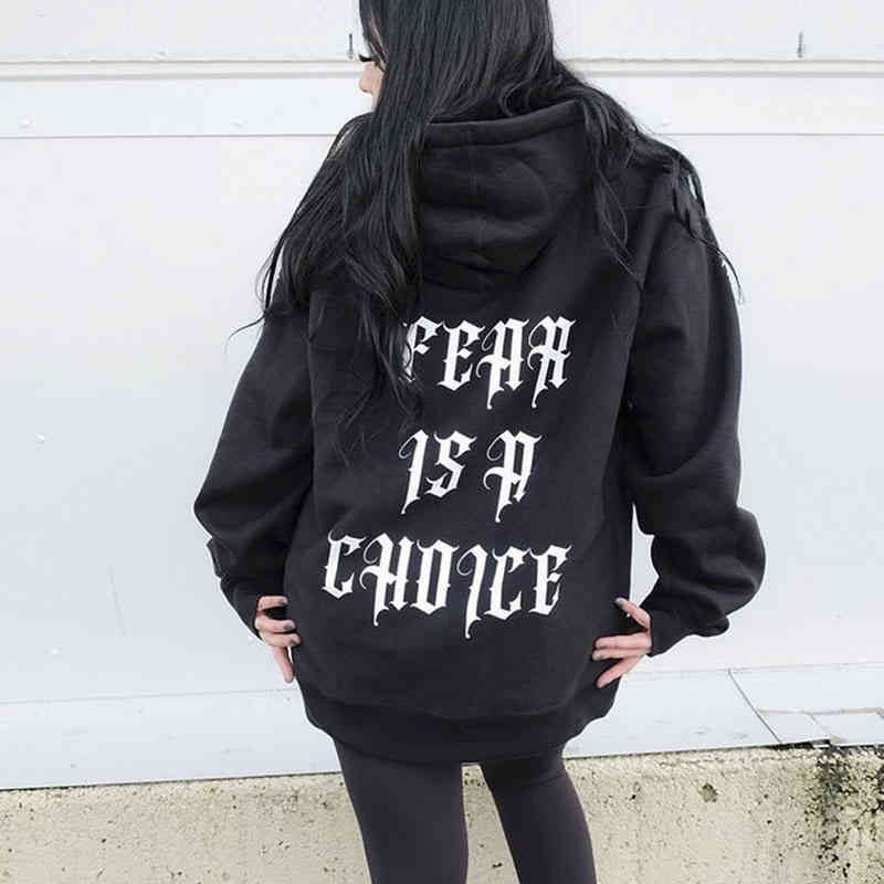 

Women's Hoodies & Sweatshirts Men's and women's high street American hooded autumn winter Plush top black long sleeve fried Street Hoodie IUQV