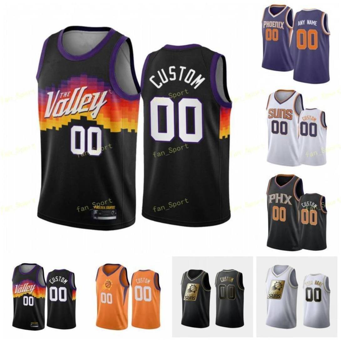 

City Earned Edition Custom Printed Devin 1 Booker Chris 3 Paul Deandre 22 Ayton Mikal 25 Bridges Jae 99 Crowder Dario 20 Saric Basketball, Black;red