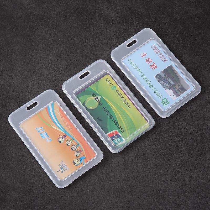 

Card Holders Clear Waterproof Transparent PVC ID Cover Plastic Holder Case To Protect S Bank For Students