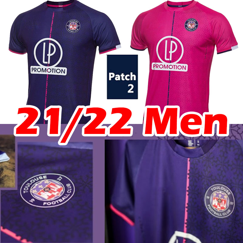 

2021 2022 Toulouse soccer jerseys Home Away Bule Red Rhys Healey Anriste Deyaegere Amian Moreira 21/22 Men maillot de foot Hommes football s, Black;yellow