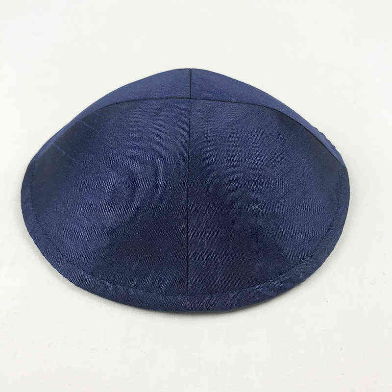 

Je Kippa Thick Satin Kippot Navy Blue Color Yarmulke Kippah Skullcap 15cm Free Clip Y21111, 1 navy blue