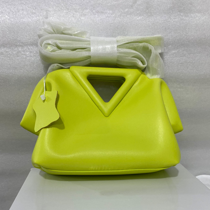 

Plain Color Shoulder Bag Wallet Cross Body Bags Triangle Handle Tote Handbag Ajustable Strap Genuine Leather Handbags Wallets Summer Style, Bag box