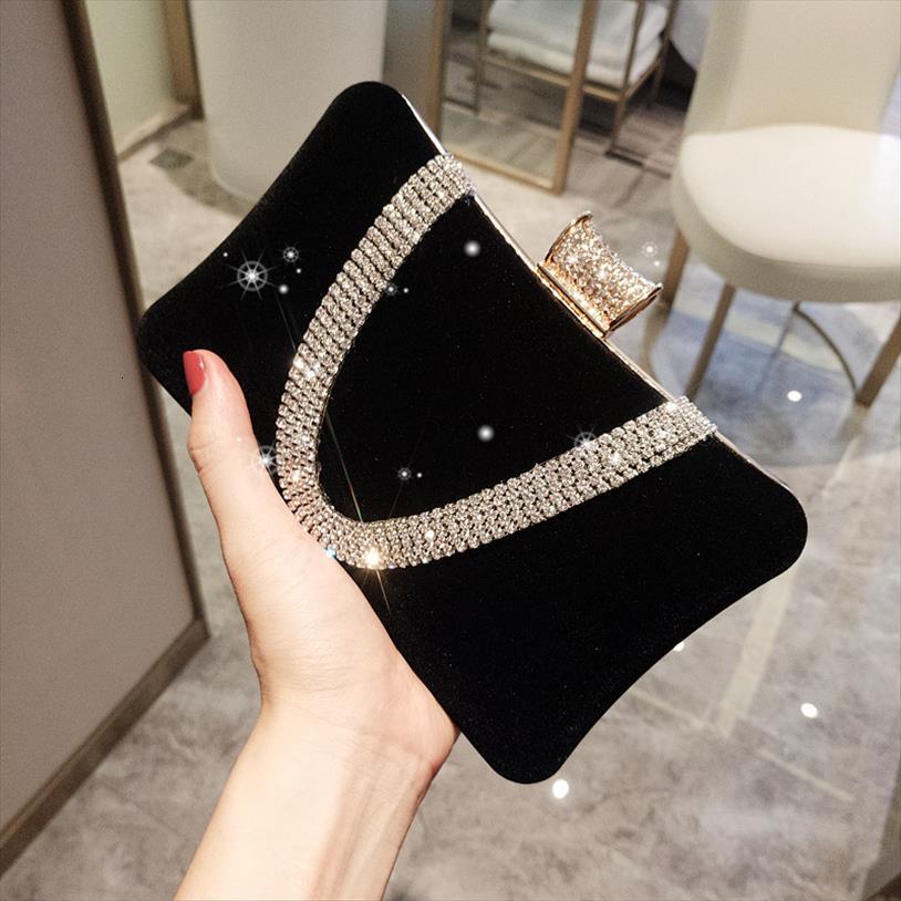 

clutch evening suede rhinestones purse bag shoulder for wedding diamonds lady mini