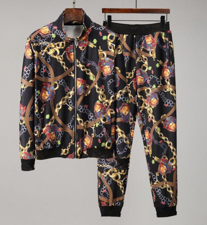 

Designer Mens tracksuit Luxury Men Sweatsuits Long sleeve Fashion Basketball Pocket Running Casual Man Clothes Outfits Pants jacket two piec, Gray