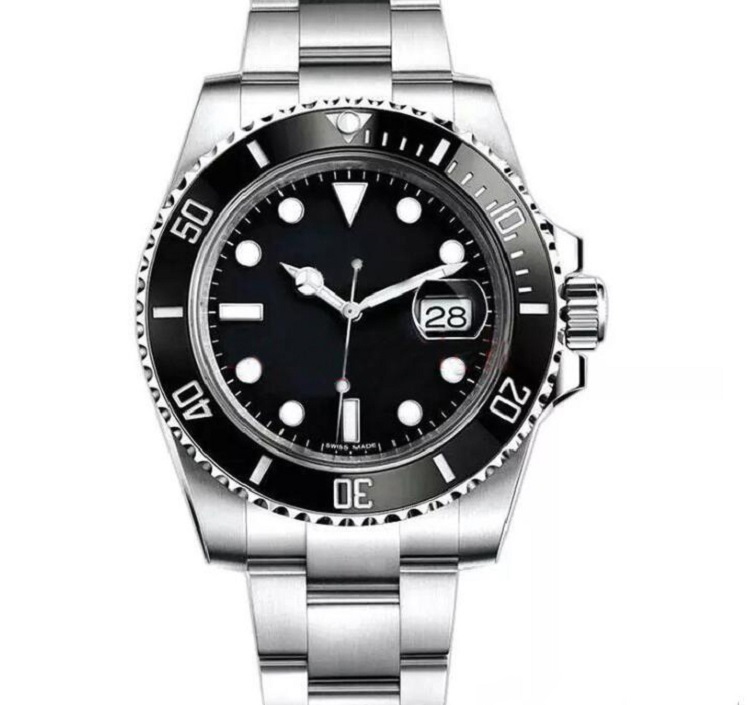 

New Ceramic Bezel 2813 Mechanical Automatic Movement Mens Stainless Steel Fashion Men Watch Sports Self-wind Watches Wristwatches mens btime, Original box