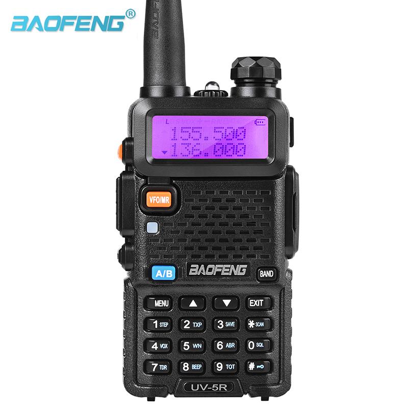 

Walkie Talkie Baofeng UV-5R Dual Display VHF 136-174 UHF 400-520mHZ 5W Two Way Ham Radio