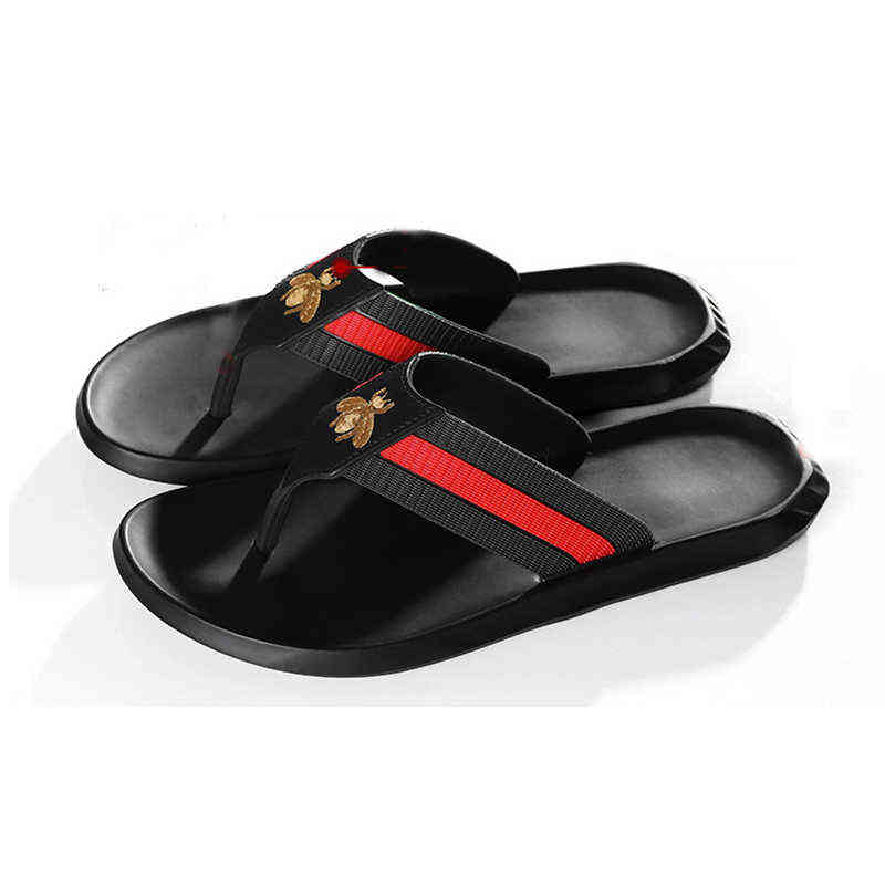 

Luxury Brand Desinger Man or Women Shoes Slipper Summer PVC Women's Sandal Casual Slides Outdoor Female Flip Flops Beach shoes AA220307, Redblack